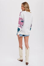 Load image into Gallery viewer, Boucle Floral Pullover
