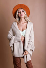 Load image into Gallery viewer, Bestselling! Bat Sleeve Knit Cardigan-two colors
