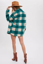 Load image into Gallery viewer, Checkered Brushed Flannel Shacket
