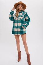 Load image into Gallery viewer, Checkered Brushed Flannel Shacket
