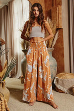 Load image into Gallery viewer, Smocked Waist Band Wide Leg Maxi Pants
