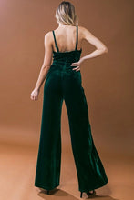 Load image into Gallery viewer, Green Velvet Jumpsuit
