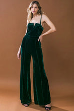 Load image into Gallery viewer, Green Velvet Jumpsuit
