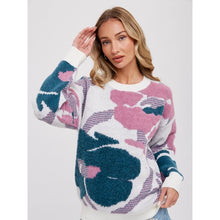 Load image into Gallery viewer, Boucle Floral Pullover
