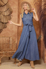 Load image into Gallery viewer, Denim Maxi Dress
