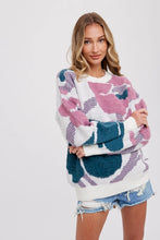 Load image into Gallery viewer, Boucle Floral Pullover
