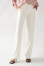 Load image into Gallery viewer, Elegant Solid Straight Leg Trouser Pants- 3 colors
