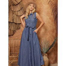 Load image into Gallery viewer, Denim Maxi Dress
