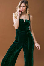 Load image into Gallery viewer, Green Velvet Jumpsuit
