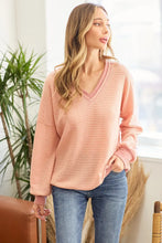 Load image into Gallery viewer, Solid Waffle Knit Top-AVAILABLE IN TWO COLORS
