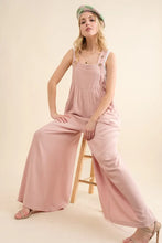 Load image into Gallery viewer, Sun Drenched Overalls Jumpsuit With Button Detail
