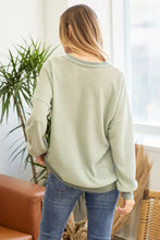 Load image into Gallery viewer, Solid Waffle Knit Top-AVAILABLE IN TWO COLORS
