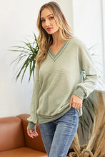 Load image into Gallery viewer, Solid Waffle Knit Top-AVAILABLE IN TWO COLORS
